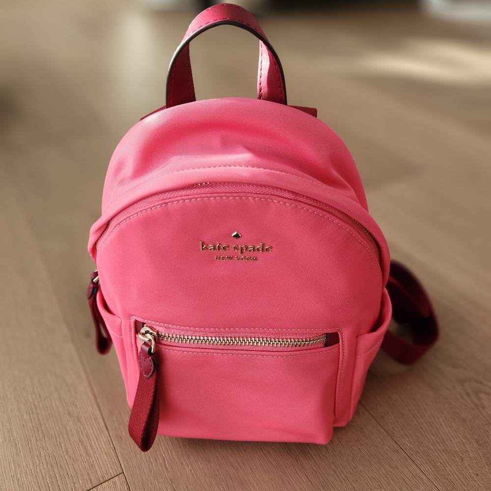 NWT Kate Spade Chelsea Backpack - Deep Dahlia (Pink & Red)